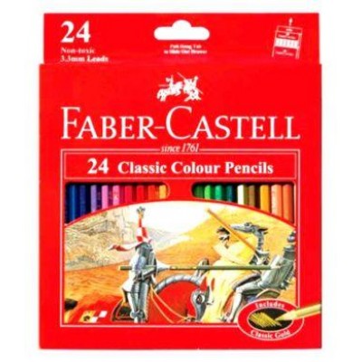 Карандаши 24цв. CLASSIC Faber-Castell арт.FC-115838(6шт/уп)